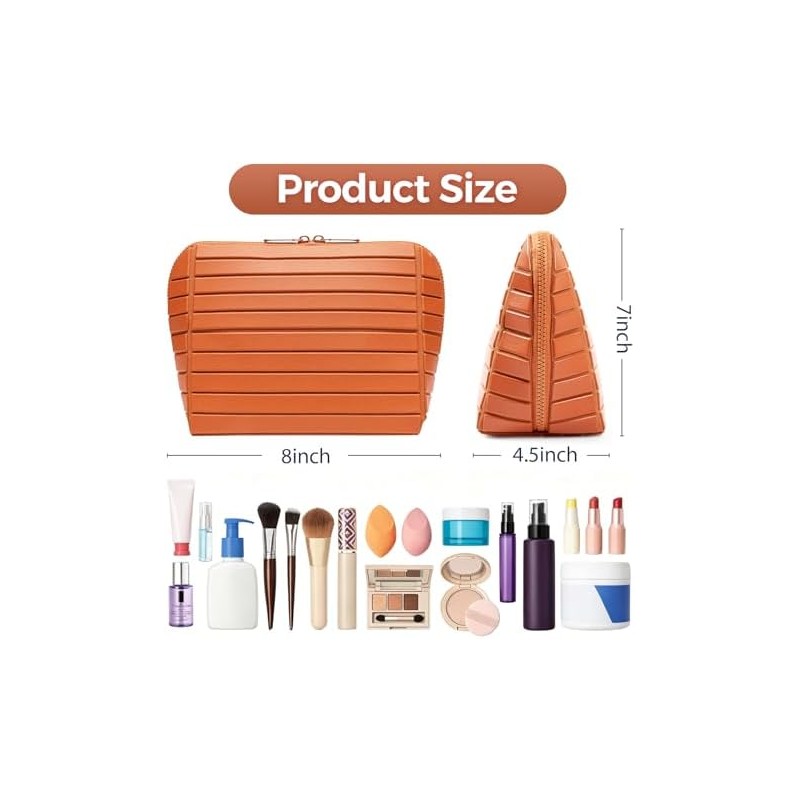 Makeup Brush Holder Travel, Compact Lightweight Accessory for Travel and
