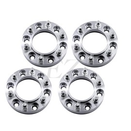 ezaccessory 4 Hub Centric Wheel Adapters Spacers 6x5.5 to 6x5.5 Fits Toyota Pickup 80-95 4Runner Lancruiser 6 Lug 1.5" Thick