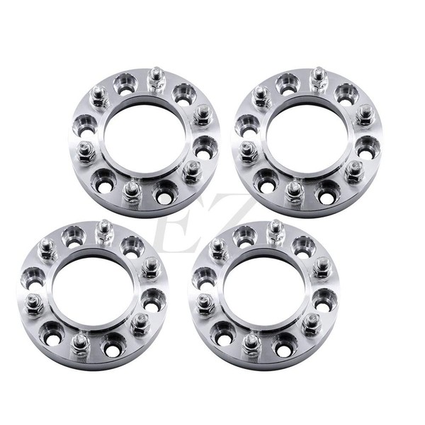 ezaccessory 4 Hub Centric Wheel Adapters Spacers 6x5.5 to 6x5.5