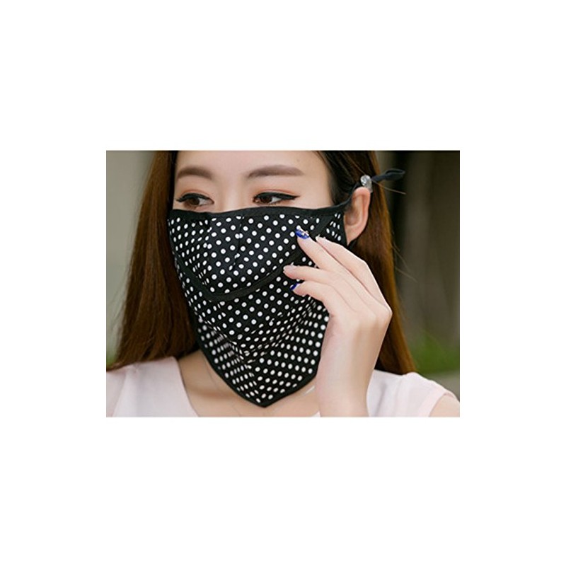 Fashion Mask Style Black Set of 2 UV Protection Mask Sun