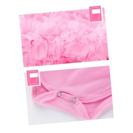 PACKOVE Baby Girls Skirt Outfit Dress Short Sleeves Set Preemie Clothes for Summer