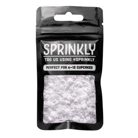 SPRINKLY - Matt Stars - White - 25g