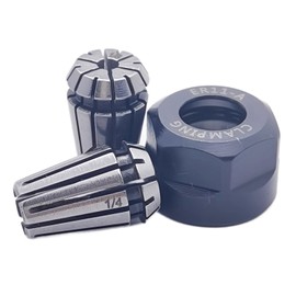 Spring Collets CNC Lathe Milling Chuck -ER11 High Precision 1/8 Inch and 1/4 Inch Collet Nut Set for CNC Engraving Mechine/Lathe Milling Tool