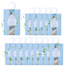 WDEC 15 x 20G Ocean Wardrobe Aromatherapy Clothes Hangers Bag for Drawers, Cupboards, Cabinets, Bathroom Cars