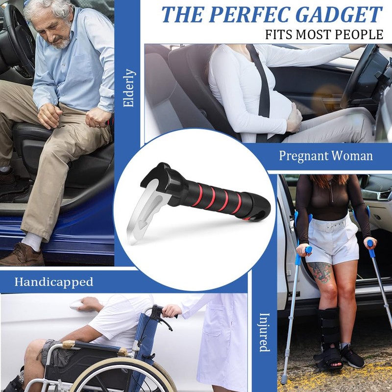 URAQT Elderly Car Handle Mobility Aid, Door Handle, Car Handle
