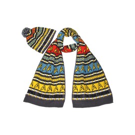 Star Trek Abzeichen Schal und Mütze Set - Offizielle Ware - Original Serie Abzeichen Schal und Mütze - LOVARZI