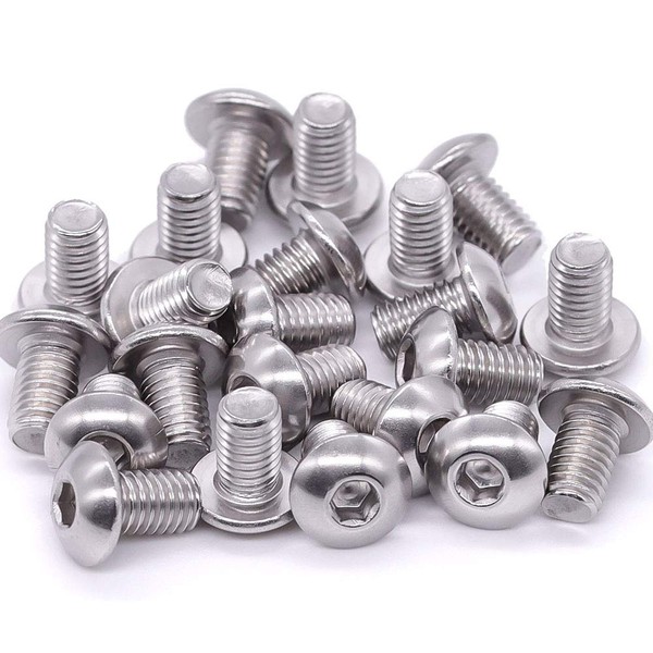 M4-0.7 x 8mm Button Head Socket Cap Screws 304 Stainless
