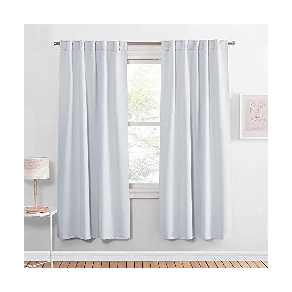 PONY DANCE Window Curtain Panels - Room Darkening Energy Saving