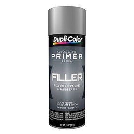 Dupli-Color General Purpose Sandable Scratch Filler and Primer - 11 oz. - Gray, 11 Ounce (Pack of 1)