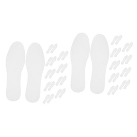 Healvian 40pairs Reusable Shoe Inserts Thin Breathable Sweat-absorbing Liners for Athletic Casual and Shoes Replaceable Insoles for Men and Women