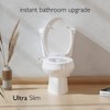 BIDETbidet Left/Right Reversible WARM WATER Ultra-Slim Bidet Attachment with Temperature