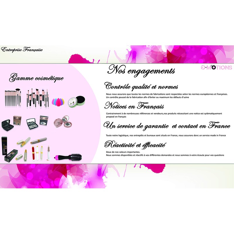 PARENCE - Set of 5 makeup sponges with foundation, eyeshadow,