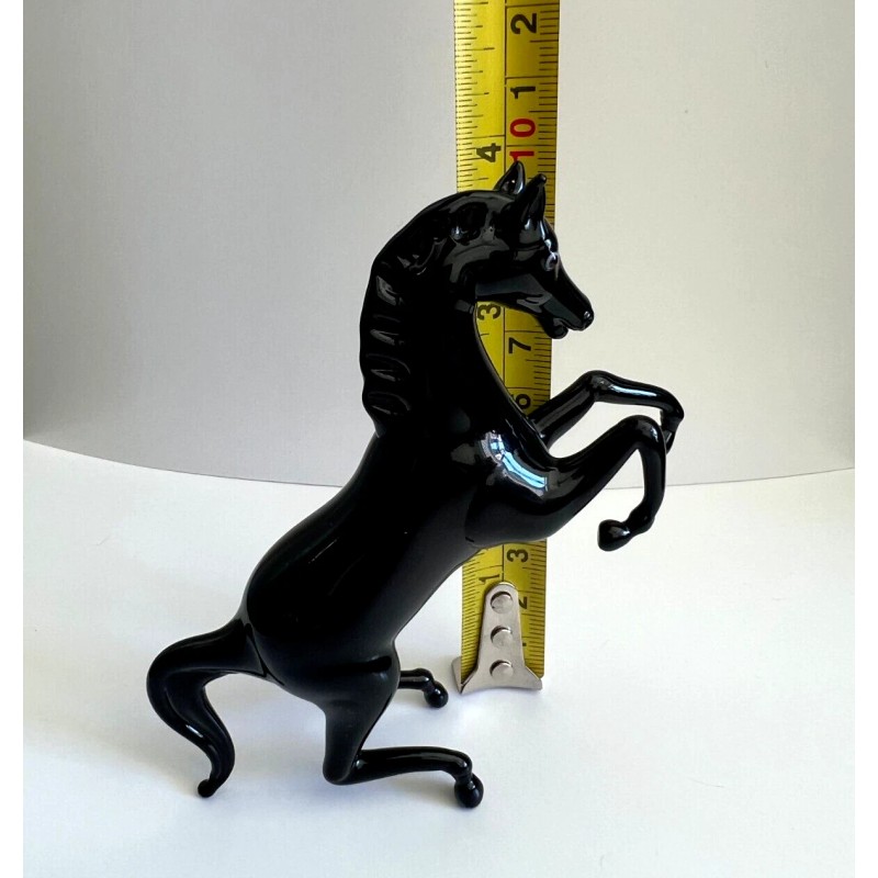 Murano Glass, 4 1/2 inches, Handcrafted Unique Standing Arabian Horse