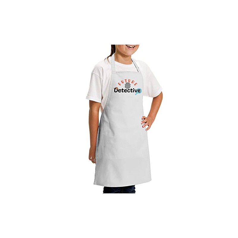 Fabulous Children's Kitchen Apron - Painting Future Detective Detective Work