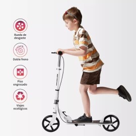 Show Me Patinete Adulto Con Freno De Mano Regulable Plegable M237