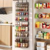 JKsmart 9-Tier Spice Rack Organizer with Door Hook, Wall Mount,