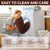 Peryiter 7 Pcs L Shape Sectional Recliner Sofa Covers 5