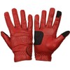eGlove EQUEST GRIP PRO Leather Touchscreen Horse Riding Gloves (Coral