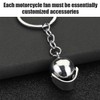 UEAVOID Pack of 2 3D Mini Helmet Keychains, Motorcycle Helmet