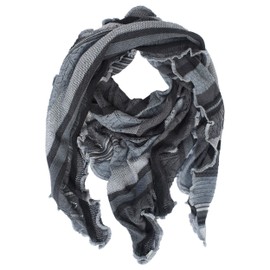 Invero, Kyra Merino Triangular Scarf 100% Wool, Fog, One size