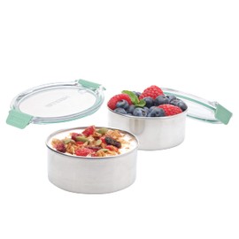 Smash Microwave Safe Stainless Steel Snack Pots