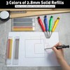 Hiboom Solid 5 Pcs Carpenter Pencils with 30 Pcs 2.8mm