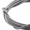 KHLESBY 20 Ft Braided Shielded Push-Back Cloth Metal Color Wire