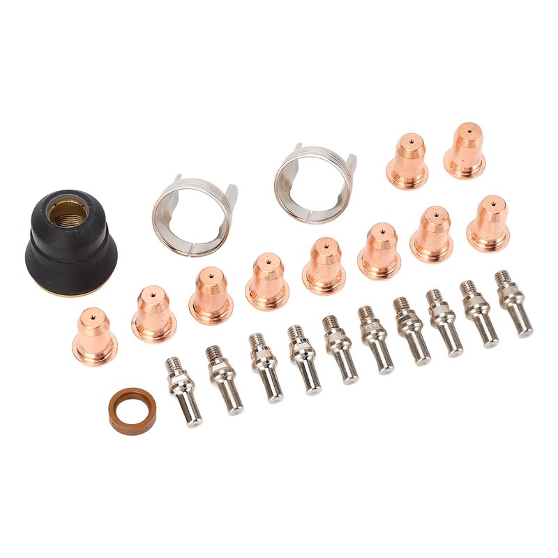 Plasma Cutter Tip Electrode Nozzle Bracket Cover Set for YESWELDER