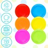 QUYLIXX 24 Pack Plastic Plates, 7 Inch Colorful Dinner Plates
