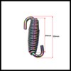 Hihaha 5pcs 59mm Multicolor Universal Motorbike Muffler Exhaust Pipe Spring