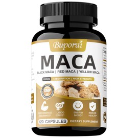 Peruvian Maca Root Black Red Yellow 2000mg - Gelatinized Maca Root 100% Pure Non-GMO - Energy Stamina Vitality Endurance Enhancing Superfood Supplement, 1 Count, 60 Tablets / 페루산 마카 뿌리 검정 빨강 노랑 2000mg - 젤라틴화된 마카 뿌리 100% 순수 비GMO - 에너지 체력 활력 지구력 강화 슈퍼푸드 보충제, 1개, 60정