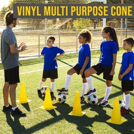 PRISP Vinyl Multi Purpose Cone - Light Indoor and Outdoor Marker
