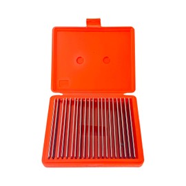 TEXALAN(R) 20 Pairs (40pcs) 1/32" X6" Steel Parallel Set .0002" Hardened Precision Machinist Tools in Case for Drilling & Milling