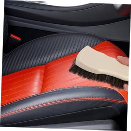 Alipis Car Interior Cleaning Brush Set 2pcs Soft Bristle Car Detailing Brush Kit Dashboard Seats Door Panels