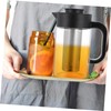 COLLBATH Cooling Beverage Pitcher with Lid High Temp Glass Water
