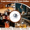 2-Pack XL Espresso Cooling Balls Suitable for Cooling Espresso