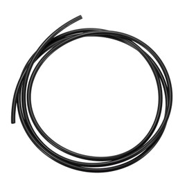 M METERXITY Pneumatic Tubing Pipe, 4mm(ID) x6mm(OD) PU Polyurethane Air Compressor Hose for Air Compressor Fitting/Gas/Fluid Transfer, Air Hose Line Tube [2M/6.56ft, Black]