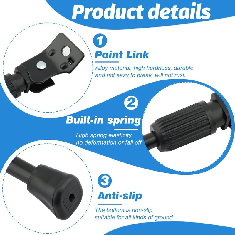 QWLWBU Bike Kickstand, Aluminum Alloy Bicycl-e Kickstand for 16 Inch