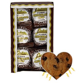 Linden's Cookies With Exclusive InPrimeTime Cookie Heart Magnet (Chocolate Chip)