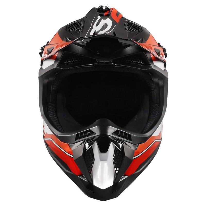 LS2 Helmets MX-Off Road Subverter Evo Helmet (Arched Gloss Black/Red/Silver