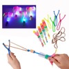 OFKPO Slingshot LED Helicopters Arrow Rocket Copters 12 PCS Led