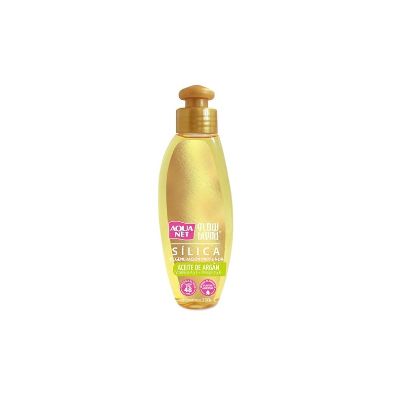 Aqua Net® Sílica para cabello Glow Blend aceite de argán