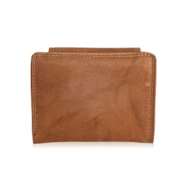 Josephine Osthoff 938 Women's Wallet, Small Wallet, Men's Slim Coin Purse with Coin Compartment, Genuine Leather, RFID Protection, safari, coin purse