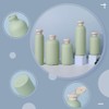 minkissy 3pcs Flip Cap Shampoo Bottles Empty Sub Package Squeeze