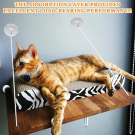 4 PCS Cat Window Perch Suction Cup Strong Cat Window Bed Seat Replacement Suction Cup Cats Suctions Cups Windows Perch Powerful Cats Windows Bed Replacement for Hammock Hanging Pet Supplies,2 Styles