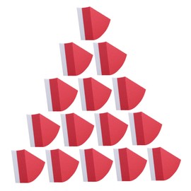 Baluue 20 Red Makeup Ultra-fine Triangle Dry/wet Powder Puff Washable Beauty Sponge Foundation Blender