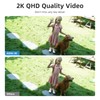 AOSU 2K Outdoor Security Camera with 360° Pan-Tilt, WiFi Camera