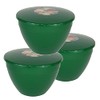 Christmas pudding bowls with lids Christmas Green basin and lid