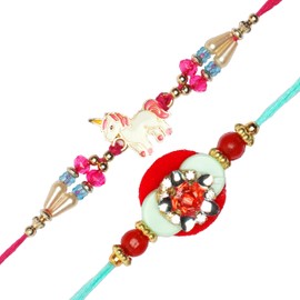 Decorative Kumkum Box Tilak Holder Copra Kumkum Box for Traditional Festival Handcrafted Tika Chopra in Kite Shape Meenakari Work Kumkum Box with 2 Section New Year Pooja Decor (Blue)(Size:-3"X3")