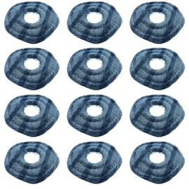 GMHLLES 12 Pack Mop Pads Compatible with Eufy Washable and Reusable Soft Mopping Pad Accessories for Eufy X10 Pro Omni for Eufy X9 Pro Robot Vacuums